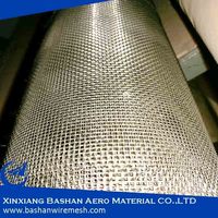 xinxiang bashan SUS304 316 plain weave stainless steel wire mesh for filter
