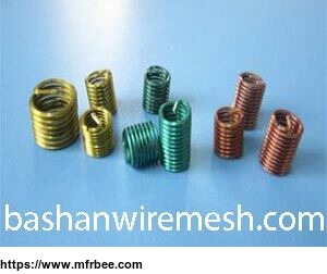 color_high_temperature_alloy_stainless_steel_screw_wire_thread_inserts