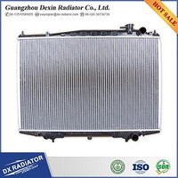 brazed radiator for Japanese car with aluminum core and plastic tank