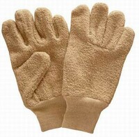 more images of Terry Mitten, Terry Glove, Double Palm Terry Glove