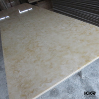 more images of synthetic solid surface marble look sheets