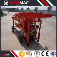 more images of HSM Superior Performance Mini Mobile Gold Wash Plant Gold Washing Machine