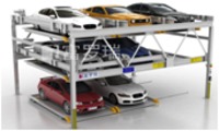 Three Floors Automatic Parking Lift System Parking Equipment Suppliers