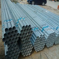 china supplier round galvanized steel pipe price list