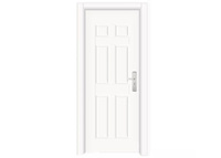 more images of White Color Modern House Design Exterior Decorative Steel Door Interior Style American Door