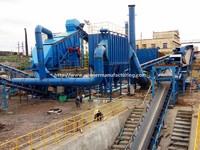 Construction demolition waste sorting and recycling system