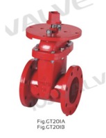AWWA C515 200PSI/300PSI NRS FLANGE END RESILIENT SEAT GATE VALVE