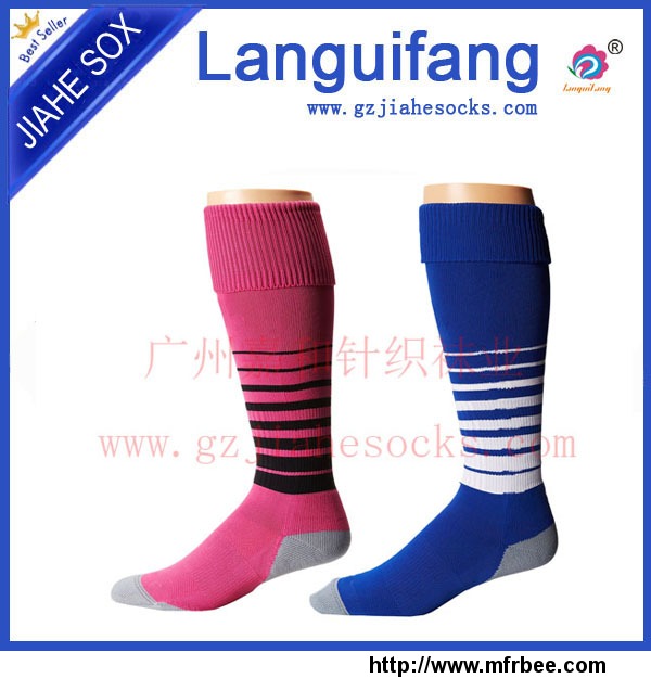 stripe_design_football_socks_oem_custom_soccer_socks