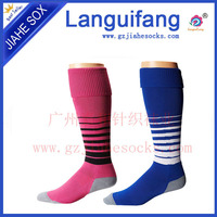 Stripe design football socks, OEM custom soccer socks