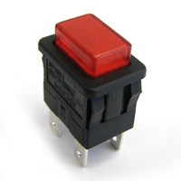 more images of Single/Double pole momentary/latching illuminated rectangular push button switch