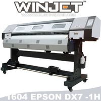 Winjet 1604 eco solvent printer with ep dx5 printhead  indoor eco solvent flatbed printer