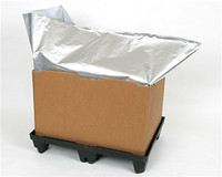 Bulk carton box vapor barrier foil liner/liners