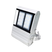 more images of beautiful design 50-100w led flood light anodizing aluminum extrution housing with lens