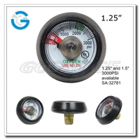 more images of Mini Medical High Pressure Oxygen Gauge 3000psi With UL Certificate