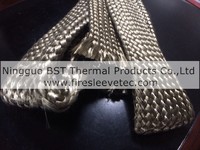 Texturized basalt braided sleeve