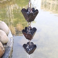 more images of Butterfly Cup Garden Rain Chain
