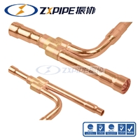 Air conditioner disperse pipe copper branch pipe 72T