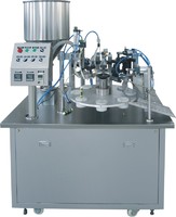 FGF-5 Semi auto laminated plastic tube filling and sealing machine