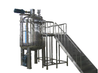 MT-2500 liquid creams vacuum emulsifying mixing tank