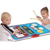 Zippy Mat 2 in 1 Playmat with Piano & Drumset