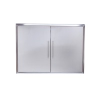 more images of Stainless BBQ Island Cabinet Door 31"