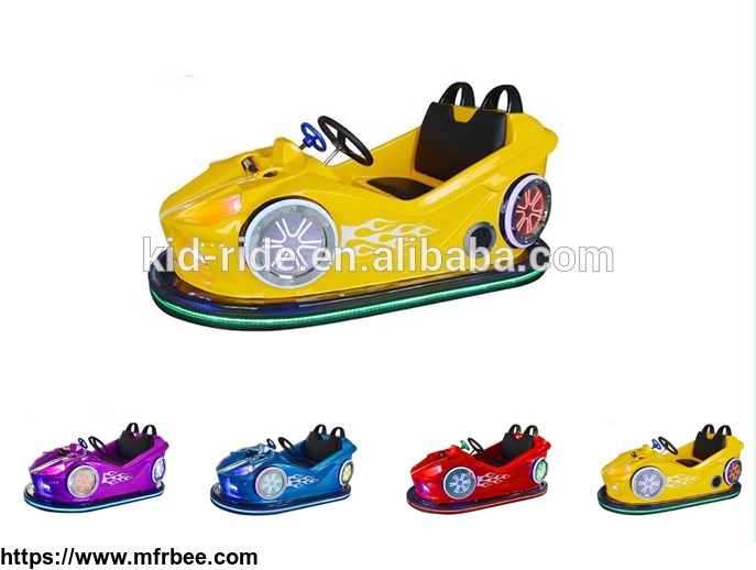 new_style_theme_park_two_steerings_rechargeable_family_bumper_car_for_two_riders