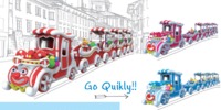 more images of New design amusement park coin operated electric tourist train rides kids track train for sale