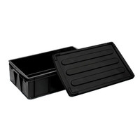 Good quality factory made ESD tray Custom reusable electronic black esd plastic bin box wholesale