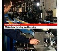 New design galvanized steel meter box roll forming machine production line.