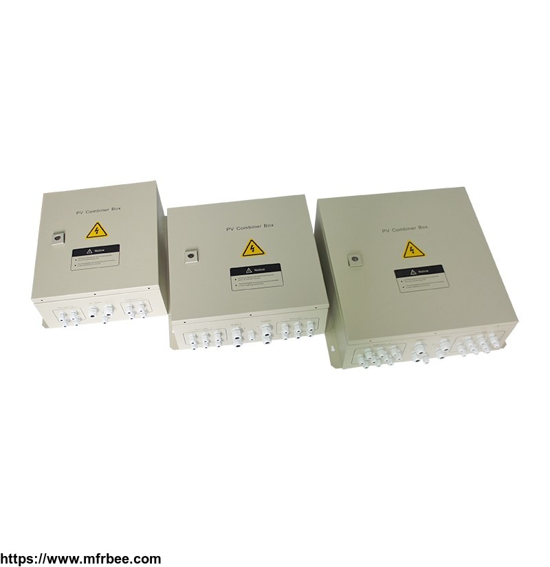 ip65_rated_solar_array_dc_combiner_box_with_anti_reverse_current_diodes_and_surge_protection_device