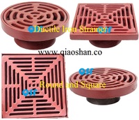 Round and Square Ductile Iron Roof Drain and Floor Drain Strainer