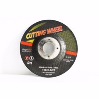 Depressed center thin cutting wheel/disc for ferrous metal and stainless steel cutting