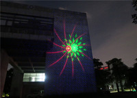 Outdoor Christmas Laser Lights by ABS Material made black house for Holiday decoration