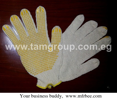 knitted_cotton_working_gloves_pvc_dotted