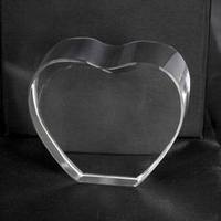 Heart Shape Blank Crystal