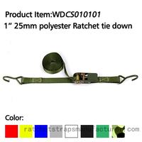 more images of WDCS010101 1" 25mm polyester ratchet tie down