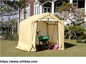 weatherfast_mini_shed_with_pe_fabric_cover_6_x6_x6__ideal_for_purpose_storage_in_outdoor_spaces