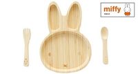 fancy rabbit-shaped wooden bread tray for baby