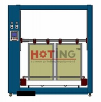 Two screens coating automatic emulsion coating machine