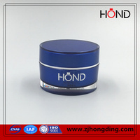 ROUND SHAPE ACRYLIC  CREAM JAR FOR COSMETIC PACKAGING