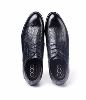 more images of Gentleman leisure Height Increasing Elevator Shoes Leather Oxfords Derby Shoes