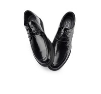 Men Elevator Height Increasing Shoes 2.36'' Taller Lace up Oxfords Dress Shoes