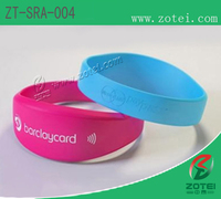 more images of RFID oblate silicone wristband (Product model:ZT-SRA-004)