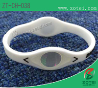 Anti-Counterfeit dual-ended silicone wristband (Product model:ZT-CH-038)