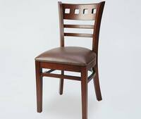 more images of DC20 Ancient Wooden Dining Chair With Pu Leather
