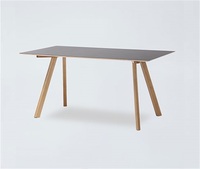 more images of DT2 Rectangle Wooden Table With Solid Wood