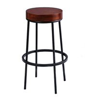 more images of China New design  Factory price high quality Brown Counter Height Bar Stool