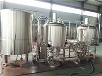 2000L 3 vessels draught beer brewery plant mash tank equipment supplier