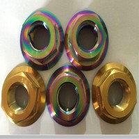 DIN6923 Titanium Flange Nuts Colored Hex Flange Nuts, Titanium Hexagon Flange Nuts For Motorcycle,Motorcycle Hex Bolts Nuts