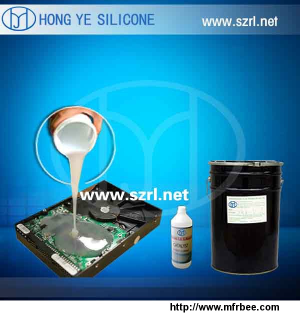 black_color_pcb_electronic_potting_silicone